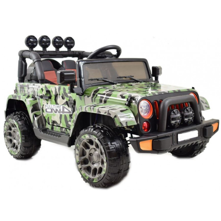 Elektrické autíčko - Jeep BRD-7588 4x4 - lakované - moro